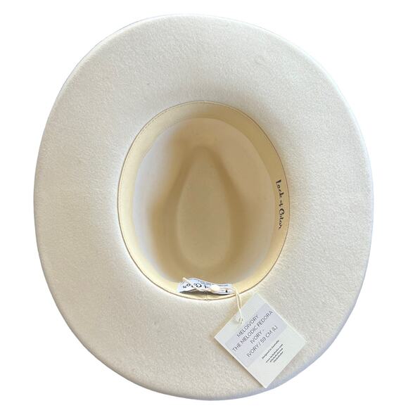 Lack of color The Melodic Fedora Ivory NWT - Picture 6 of 9